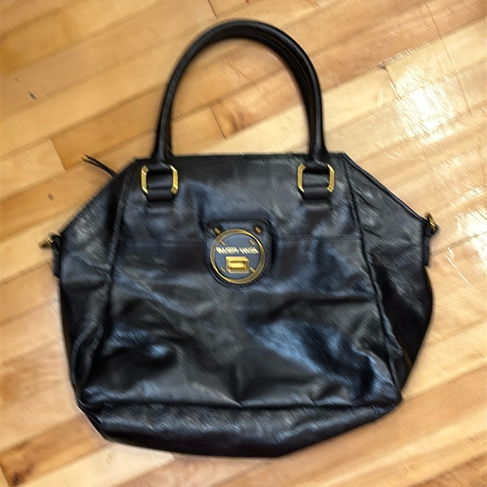 Elliot Lucas Black Patent Leather Bag